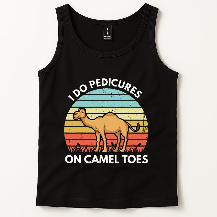 I Do Pedicures On Camel Toes Funny Camel Joke Saying Tank Top