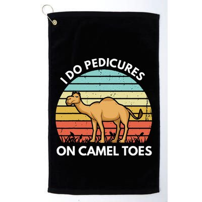 I Do Pedicures On Camel Toes Funny Camel Joke Saying Golf Towel