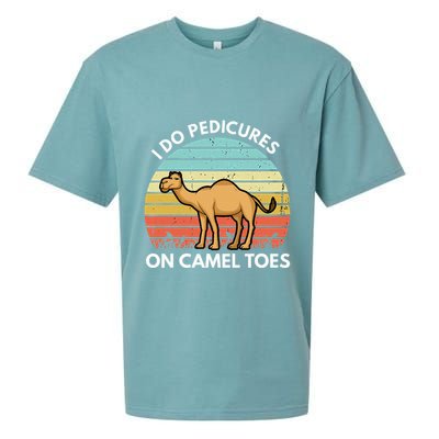 I Do Pedicures On Camel Toes Funny Camel Joke Saying Sueded Cloud Jersey T-Shirt