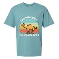 I Do Pedicures On Camel Toes Funny Camel Joke Saying Sueded Cloud Jersey T-Shirt