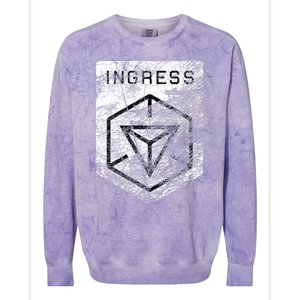 Ingress Distressed Premium Colorblast Crewneck Sweatshirt