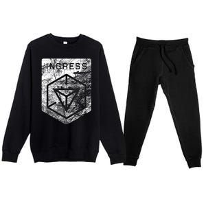 Ingress Distressed Premium Premium Crewneck Sweatsuit Set