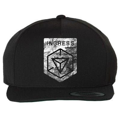 Ingress Distressed Premium Wool Snapback Cap