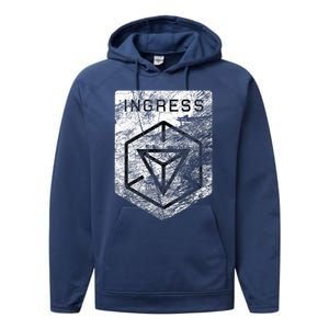 Ingress Distressed Premium Performance Fleece Hoodie