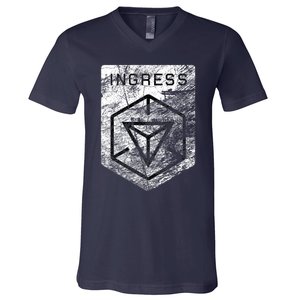 Ingress Distressed Premium V-Neck T-Shirt