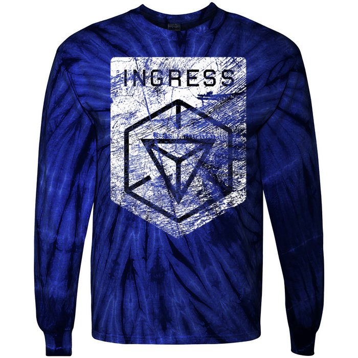 Ingress Distressed Premium Tie-Dye Long Sleeve Shirt