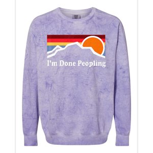 Im Done Peopling Colorblast Crewneck Sweatshirt