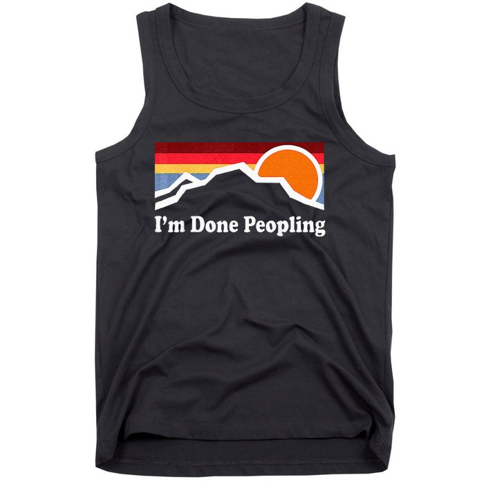 Im Done Peopling Tank Top