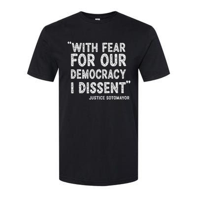 I Dissent Presidential Immunity Support Softstyle CVC T-Shirt