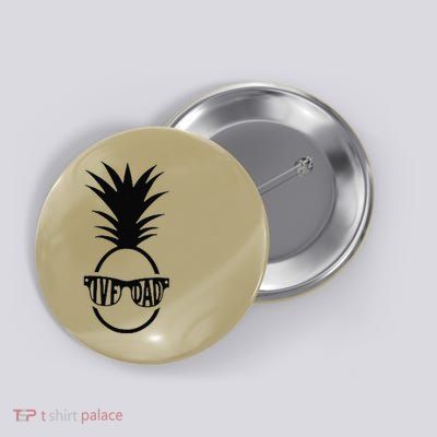 IVF DAD Pineapple Transfer Day Retrieval Day Infertility Button