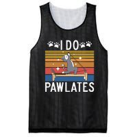 I Do Pawlates Cat Pilates Mesh Reversible Basketball Jersey Tank