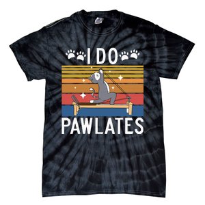 I Do Pawlates Cat Pilates Tie-Dye T-Shirt