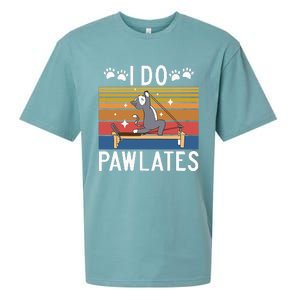 I Do Pawlates Cat Pilates Sueded Cloud Jersey T-Shirt