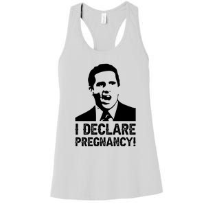 I Declare Pregnancy Women's Racerback Tank