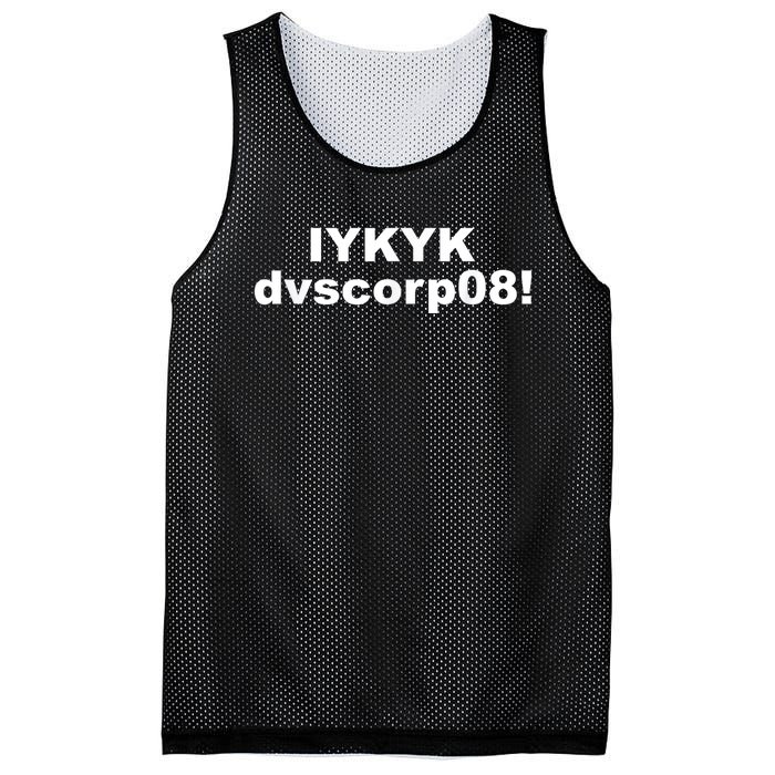 Iykyk Dvscorp08! Password Funny Georgia Voter Sarcasm Humor Mesh Reversible Basketball Jersey Tank