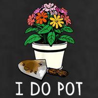 I Do Pot Flowers Cool Comfort Performance Bucket Hat