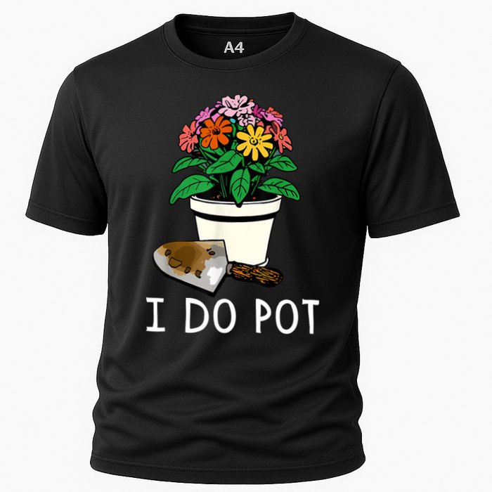 I Do Pot Flowers Cooling Performance Crew T-Shirt
