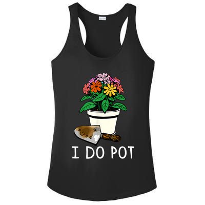 I Do Pot Flowers Ladies PosiCharge Competitor Racerback Tank