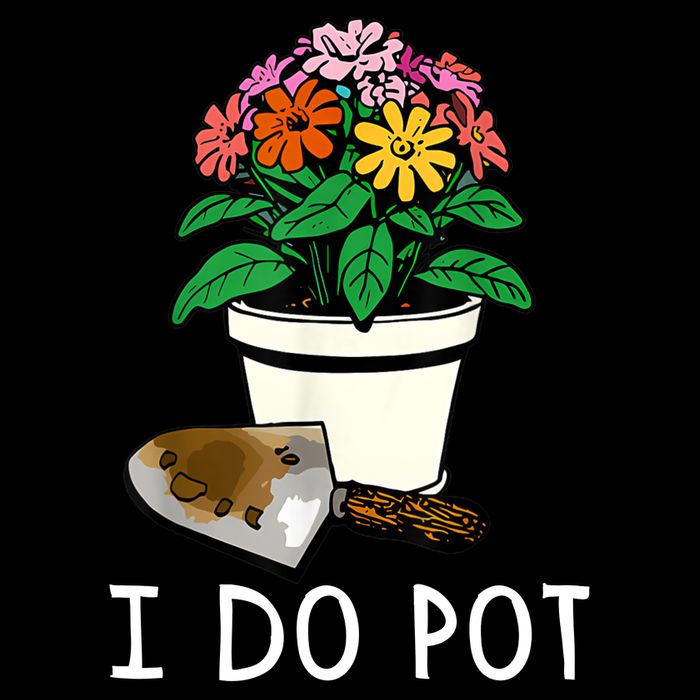 I Do Pot Flowers Zip Tote Bag