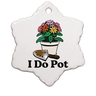 I Do Pot Ceramic Star Ornament