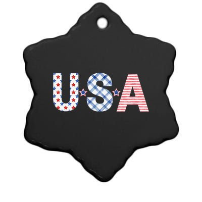 Independence Day Premium Ceramic Star Ornament