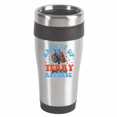 Independence Day Put It In Reverse Terry Funny 4th Of July 16oz Travel Tumbler
