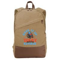 Independence Day Put It In Reverse Terry Funny 4th Of July Cotton Canvas Backpack