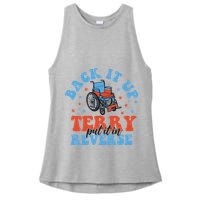 Independence Day Put It In Reverse Terry Funny 4th Of July Ladies PosiCharge Tri-Blend Wicking Tank