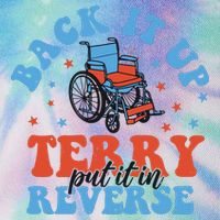 Independence Day Put It In Reverse Terry Funny 4th Of July Legacy Tie Dye Trucker Hat