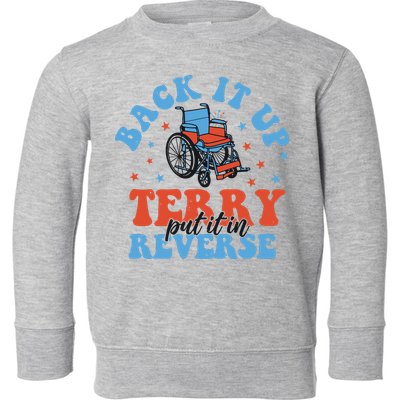 Independence Day Put It In Reverse Terry Funny 4th Of July Toddler Sweatshirt
