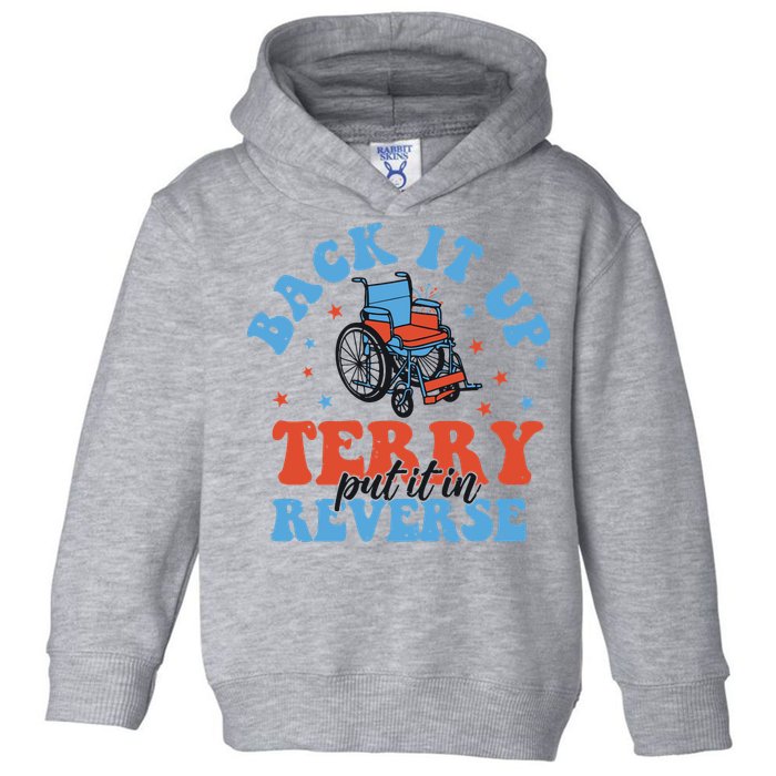 Independence Day Put It In Reverse Terry Funny 4th Of July Toddler Hoodie