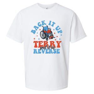 Independence Day Put It In Reverse Terry Funny 4th Of July Sueded Cloud Jersey T-Shirt