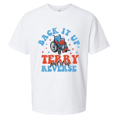 Independence Day Put It In Reverse Terry Funny 4th Of July Sueded Cloud Jersey T-Shirt