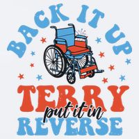 Independence Day Put It In Reverse Terry Funny 4th Of July Sueded Cloud Jersey T-Shirt