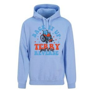 Independence Day Put It In Reverse Terry Funny 4th Of July Unisex Surf Hoodie