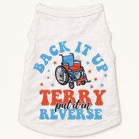 Independence Day Put It In Reverse Terry Funny 4th Of July Doggie Tank