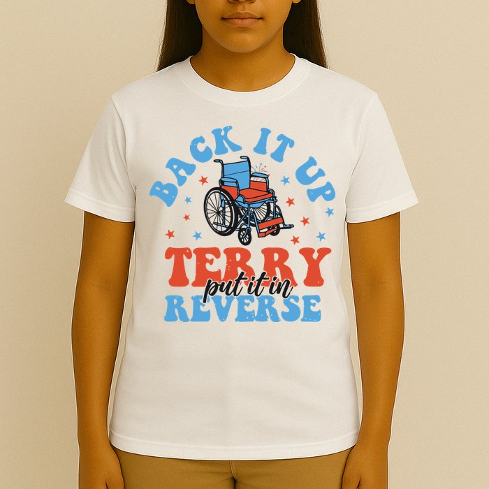 Independence Day Put It In Reverse Terry Funny 4th Of July T-Shirt