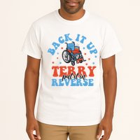 Independence Day Put It In Reverse Terry Funny 4th Of July Tall T-Shirt