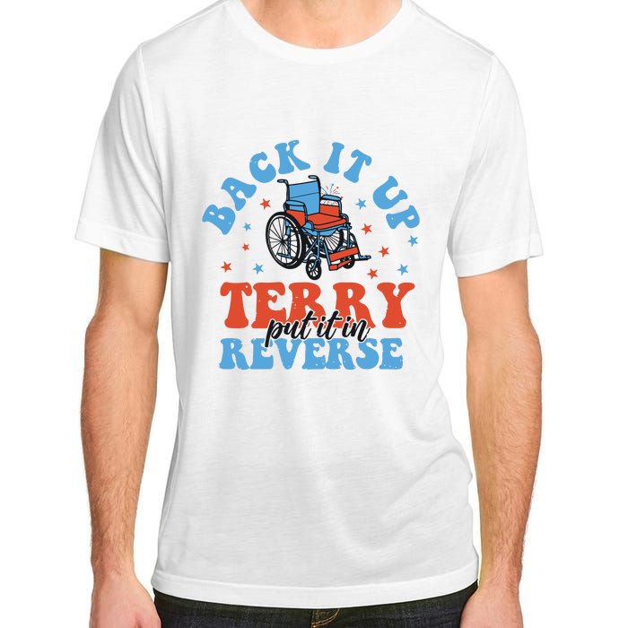 Independence Day Put It In Reverse Terry Funny 4th Of July Adult ChromaSoft Performance T-Shirt