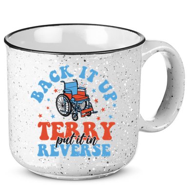 Independence Day Put It In Reverse Terry Funny 4th Of July 15oz Campfire Ceramic Mug