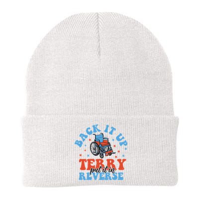 Independence Day Put It In Reverse Terry Funny 4th Of July Beanie