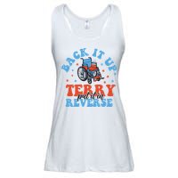 Independence Day Put It In Reverse Terry Funny 4th Of July Ladies Essential Flowy Tank