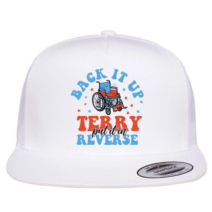 Independence Day Put It In Reverse Terry Funny 4th Of July Flatbill Hat