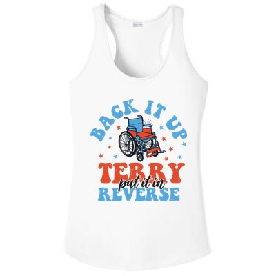Independence Day Put It In Reverse Terry Funny 4th Of July Ladies PosiCharge Competitor Racerback Tank