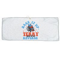 Independence Day Put It In Reverse Terry Funny 4th Of July Large Microfiber Waffle Golf Towel