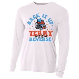 Independence Day Put It In Reverse Terry Funny 4th Of July Cooling Performance Long Sleeve Crew