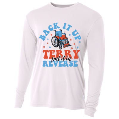 Independence Day Put It In Reverse Terry Funny 4th Of July Cooling Performance Long Sleeve Crew