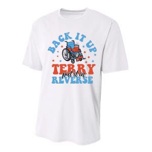 Independence Day Put It In Reverse Terry Funny 4th Of July Performance Sprint T-Shirt