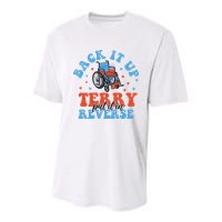 Independence Day Put It In Reverse Terry Funny 4th Of July Youth Performance Sprint T-Shirt