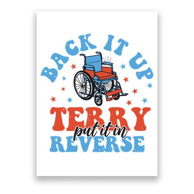 Independence Day Put It In Reverse Terry Funny 4th Of July Poster